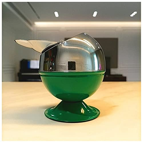 Aschenbecher Aschenbecher zum Klemmen Aschenbecher mit verchromtem Deckel Mode Metall Aschenbecher Gürtel Clip KTV Personalisierte große Aschenbecher mit Deckel Rauchloser aschenbecher (Size : Green