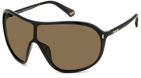 POLAROID PLD 6216/S Sonnenbrille, Schwarz, 99, Unisex, Erwachsene, schwarz, 99 cm