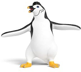 schleich 14909 Juri der Pinguin, ab 3 Jahren, Die Schule der magischen Tiere - Spielfigur, 9 x 3 x 7 cm