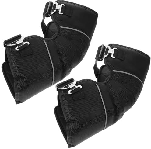 VALICLUD 2piezas Rodilleras Térmicas Para Moto Protectores Ajustables y Cómodos Para Ciclismo y Motocicleta Diseño Ergonómico Con Alta Resistencia Al Impacto
