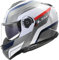LS2, Modularer Motorradhelm STROBE II MONZA White Blue Red, M