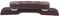 Alomejor Rosewood Mandolin Bridge, Mandolin Bridge Replacement, Adjustable Mandolin Strings Bridge