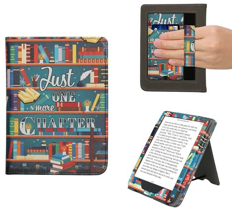 kwmobile Étui pour liseuse électronique Compatible avec Kobo Clara BW/Colour - Étui Housse Protection Multicolore