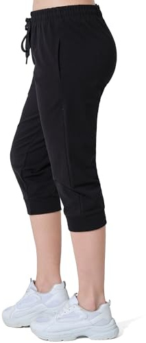 ROSS CAMP Jogginghose Damen - Sporthose Frauen Baumwolle, Trainingshose Fitness High Waist, Sweatpants Slim Fit Freizeithose Lang, Jogging Hose Laufhosen Modern