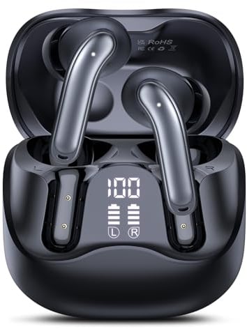 DUCOCUB Air1 Pro Cuffie Bluetooth Cancellazione Rumore Attiva con Modalità Multiple, Hi-Res Audio, EQ personalizado vía App, Pure Bass Sound, 49H, Cuffie Wireless, Connessione Multipunto, Nero