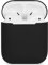 Generisch Hülle Kompatibel Mit AirPods 2/1, Slim Silikon Case Schutzhülle Aus Robustem Silikon Für Ladekoffer, Zubehör (Schwarz)
