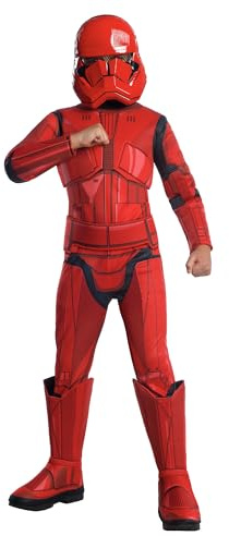 Rubie's Official Disney Star Wars Ep 9 Red Stormtrooper Deluxe Child Costume, Kids Fancy Dress Halloween