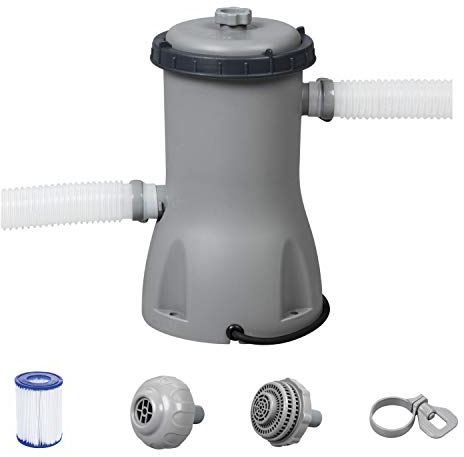 Poolreinigung Set Flowclear BestWay 3.028 l/h Pumpe + Filter Filterpumpe 58386