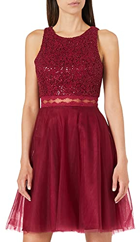 Vera Mont Damen 8085/4990 Cocktailkleid, Rhododendron, 36