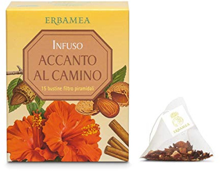 Erbamea Infuso Accanto al Camino 15 bustine filtro piramidali