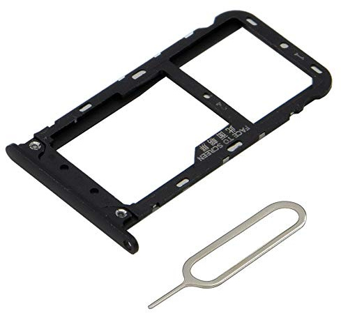 MMOBIEL Bandeja de Tarjeta Porta Dual SIM Compatible con Xiaomi Poco X3 NFC/Pro - 6.67 Pulgadas - Soporte de la Ranura - Incluye Junta de Goma y Pin - Negro