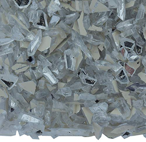 in-outdoorshop Dekostreu Acrylglas Granulat deko Streudeko Tischdeko Verzierung Hochzeit (300g, Spiegel)