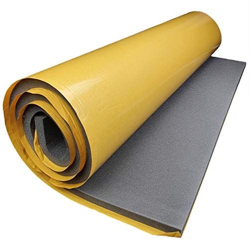 Akustikschaumstoff Selbstklebend 200x100 x 2 cm Glatt von GMP Tech beauty of sound - Dämmung Schaumstoff zum gaming zimmer - Schallschutz wand im musikstudio - Acoustic foam - Echo absorber