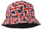 SOIMISS British Flag Bucket Hut Union Jack Fischerhut Unisex Doppelseite Sommer UV Sonnenhut Reversible Strand Sonnenkappe Hut für Outdoor- Reise 56-58 cm