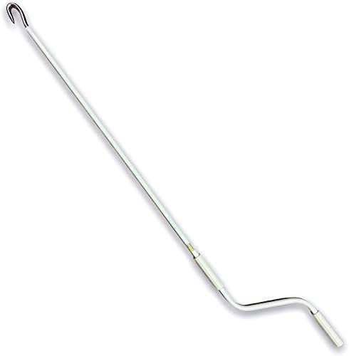 COVERPLUS Manivela Profesional para Toldos Enrollables Estandar (220 cm, Blanco)