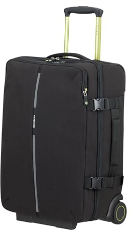 Samsonite Securipak - Reisetasche S mit Rollen, 57 cm, 39 L, Schwarz (Black Steel)