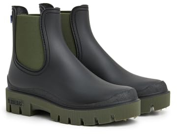 VERBENAS Stivali da Pioggia Mae Mate Negro-Kaki - Talla: 37