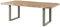 MASSIVMOEBEL24.DE | Freeform 5 - Baumtisch aus Mangoholz - beige lackiert | + U-Beine in Silber matt | 240x100x77 | Massivholztisch Baumkantentisch Esstisch