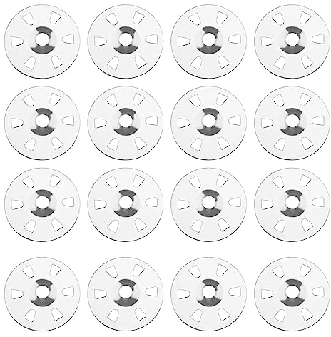 eMagTech Unterlegscheiben für Stützplatte, Fliesen, einfache Befestigung, 35 mm Durchmesser, Nageldichtungen für Isolierplatten, Gipsplatten, Verbundplatten, Extrudierplatten, 200 Stück