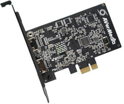 AVerMedia GC571 HDMI Capture Card – PCIe, 4K60 Pass-Through, 4K30 Capture, VRR, 1080p120, Ultra-Low Latency, Plug & Play, OBS, PS5, Xbox Series X/S, PS4 Pro, Switch, Windows, Gaming PC