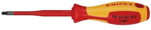Knipex 98 25 02 SLS VDE Isolierter Plus/Minus Pozidriv-Schraubendreher, PZ/S2 x 100 mm