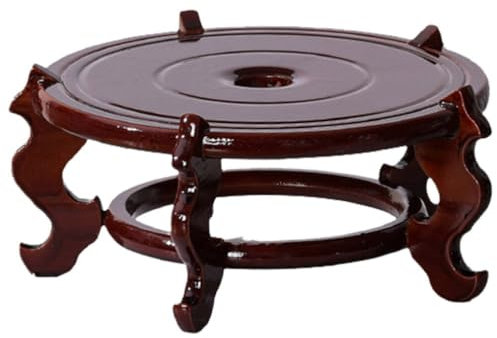 HOLIDYOYO Muebles Soporte De Exhibición De Madera Soporte para Maceta De Plantas Chinas Jarrón Lámpara De Mesa Base De Tetera Pedestal para Estatua De Buda Joyería Estatuilla