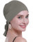 osvyo Bambus Chemo Kopftuch für Frauen mit Haarausfall - Krebspatienten Kopfbedeckung Turban in Versiegelter Verpackung