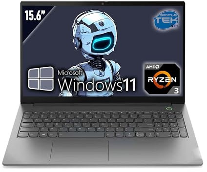 SIMPLETEK - Laptop 15 G2, 15.6 FHD, Ryzen 3 4300U, 32GB RAM, 960GB SSD, Windows 11 Pro, WiFi, BT, HDMI, Layout Ita (Ricondizionato)