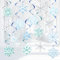30 Piezas de Decoraciones de Invierno para el país de Las Maravillas, Copos de Nieve de Invierno para cumpleaños, Baby Shower, Decoraciones Colgantes en Espiral, decoración de Copos de Nieve