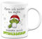 Tassenbrennerei Grinch Tasse - Kann ich nichts zu sagen, müsste mich interessieren - Weihnachtstasse lustig, Kaffeetasse mit Spruch für Anti Weihnachtsmuffel (Weiß)