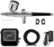 Wiltec HS-A10K Kompressor Zubehör Set 2,8 bar, Airbrush Set 12 V, Airbrushpistole mit 0,3 mm Düse, Druckluft Kompressor mit Air Brush