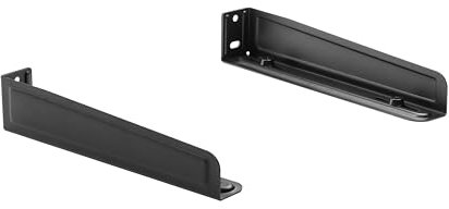 PureMounts support pour micro-ondes, support mural, support universel pour micro-ondes et fours jusqu'à 35 kg, support mural pour micro-ondes, noir