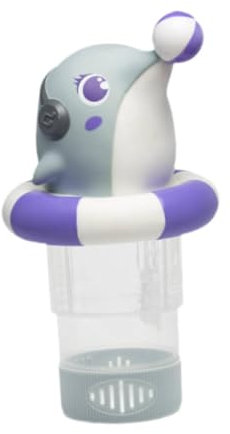 Milageto Schwimmender Chlorspender, Poolzubehör für Innen Und Außenbereiche, Springbrunnen