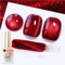 UR SUGAR Cat Magnético Eye Efecto Ojo de Gato Borgoña, Esmalte Semipermanente Rojo Oscuro15ml con Brillo Cristal y Glitter Gel para Uñas Postizas de Salón, Manicura DIY y Uso Profesional