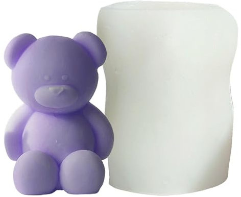Stampi Orsetto Cioccolato Stampi In Silicone 3d - Stampo Per Candela A Forma Di Orsacchiotto, Regali Per La Festa Della Mamma San valentinos, Per La Produzione Di Candele, Decorazione Di Torte