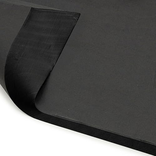 Pack of 10 x Vibrant Tissue Paper 500mm x 750mm for Gift Bags, Wrapping, Flowers, Wedding, Arts Crafts - Quality Acid Free (Black)