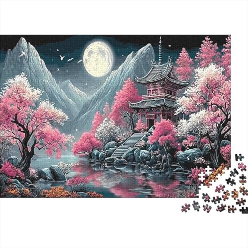 MountainAndRiverPuzzle1000TeileSchwerPuzzleSpielzeugLernspielImpossibleRomNachtSzeneFürErwachseneKinderAb14Jahren70x50cm