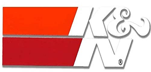 K&N KN89-0018 Aufkleber Gestempelschnitten, Weiß