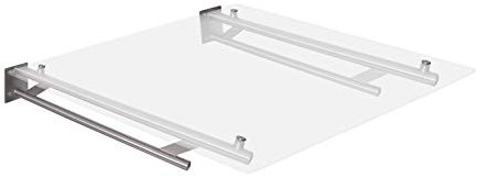 Vordachhalter Edelstahl VR600 (1 Paar) Rundrohr Vordachsystem Vordach Vordachträger Edelstahlvordach Glasvordach Türvordach Haustür Halter