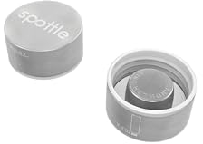 spottle® Edelstahl- oder Bambusdeckel - Ersatzdeckel für Glasflaschen - Deckel aus Metall für Flaschen aus Glas- Holzdeckel für Trinkflaschen
