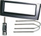 Mascherina montaggio radio 1 DIN, KIT chiavette spinotto antenna. Mascherina colore ANTRACITE.