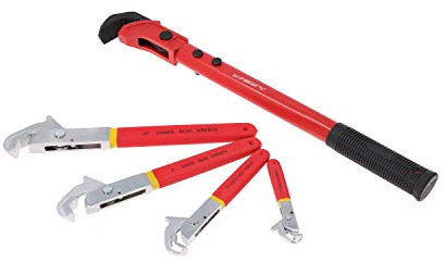 AB Tools 5pc Super Wrench Set Adjustable Self Adjusting Spanners 2mm – 60mm Opening