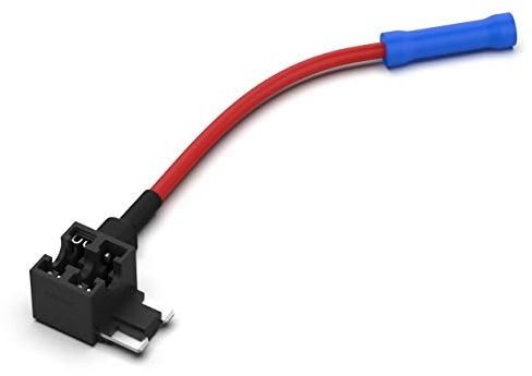 AUPROTEC Sicherungshalter Mini LP für miniOTO Low Profile Sicherungen 58 V/DC Adapter mit Kabel für Flachstecksicherungen bis 30A