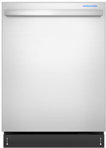 SHARP SDW6757ES Slide-In Dishwasher, Stainless Steel Finish, 24 Wide, Soil Sensors, Premium White LED Interior Lighting, Smooth Glide Rails, Heated Dry Option, Responsive Wash Cycles, Power Wash Zone