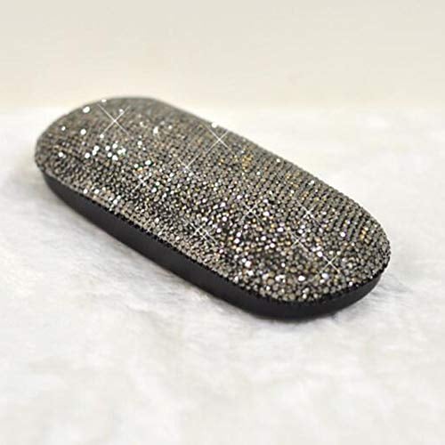 Zhenwo Glitzernden Strass Brillenetui Hübsch Handgefertigt Hartschalen Brillenetui Für Frauen,3