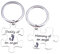 Happyyami 2Pcs Denkmal Schlüsselbund Mama Papa Eines Engel Puzzle Schlüsselring Set Fehlgeburt Andenken Baby Denkmal Schmuck Geschenk