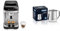 De'Longhi Magnifica Evo ECAM 292.33.SB Kaffeevollautomat mit Milchaufschäumdüse,intuitives Bedienfeld,2-Tassen-Funktion, Silber & Milchkännchen DLSC060, 350 ml, Edelstahl