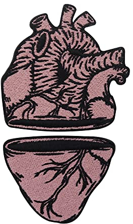Finally Home Broken Heart: Zwei Patches zum Aufbügeln | Herz Patch, Herzen Bügelbild, Liebe Aufbügler, Love Aufnäher, Bügelpatch Flicken