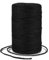 Uiopa Spago Juta Colorato 2mm x 200m Corda Canapa, Spago per Orto Naturale, Filo Juta, Corda Iuta per Decorazioni, Giardinaggio, Mestiere Fai da Te, Confezioni Regalo (Nero)