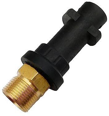 Adapter von Kärcher Hobby Bajonett K2 K3 K5 K7 auf M22 Aussengewinde - zur Verwendung von Kärcher Profi HD HDS HV Zubehör am Hobby Gerät